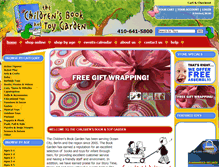 Tablet Screenshot of bookandtoygarden.com